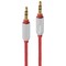 Power Up! Braided Auxiliary Cable w/ Metal Ends 4ft Red 192-520226 - alternate 2